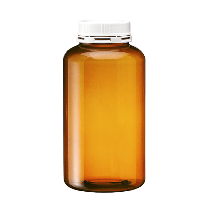 Tonic pot 503 GV58 1000ml PET-G bruin