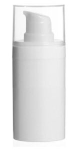 Airless dispenser MICRO OVAL 30ml body wit
