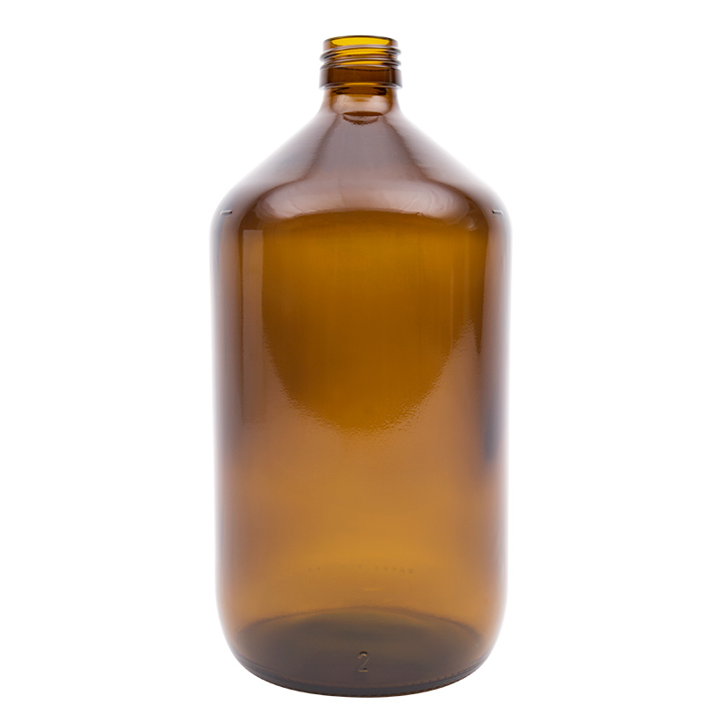 Medicijnfles bruin 1000ml ongedopt