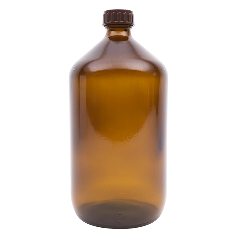 Medicijnfles bruin 1000ml 28 mm gedopt
