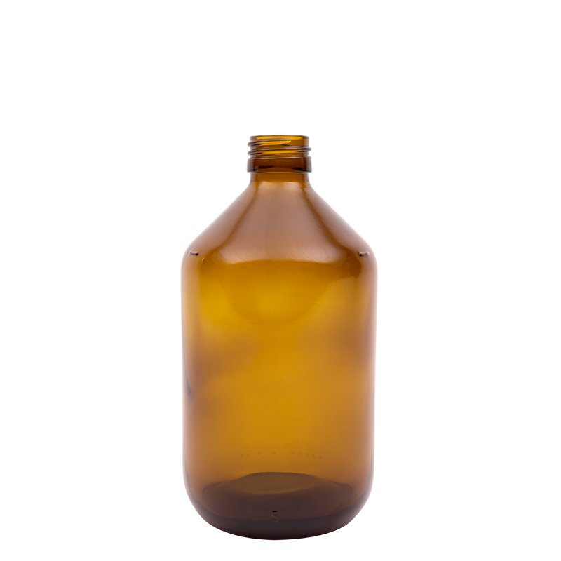 Medicijnfles bruin 500ml ongedopt