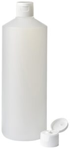Fles HDPE naturel 1000ml met 28 mm schroefmonding, inclusief spuitdop.