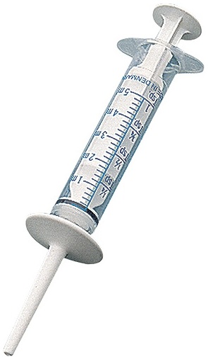 Rectaldose 5ml spuit+canule+dop