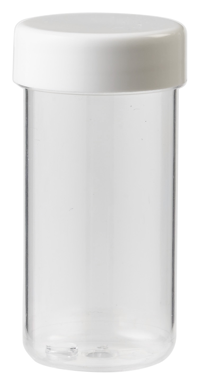 Tabletflacon PLASTOBEL transparant GEDOPT 15ml PS