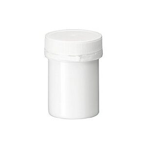 Screwlock / schroef garantiepot 45/50ml 35x50mm PP wit