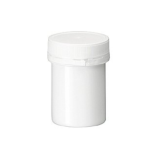 Screwlock / schroef garantiepot 45/50ml 35x50mm PP wit