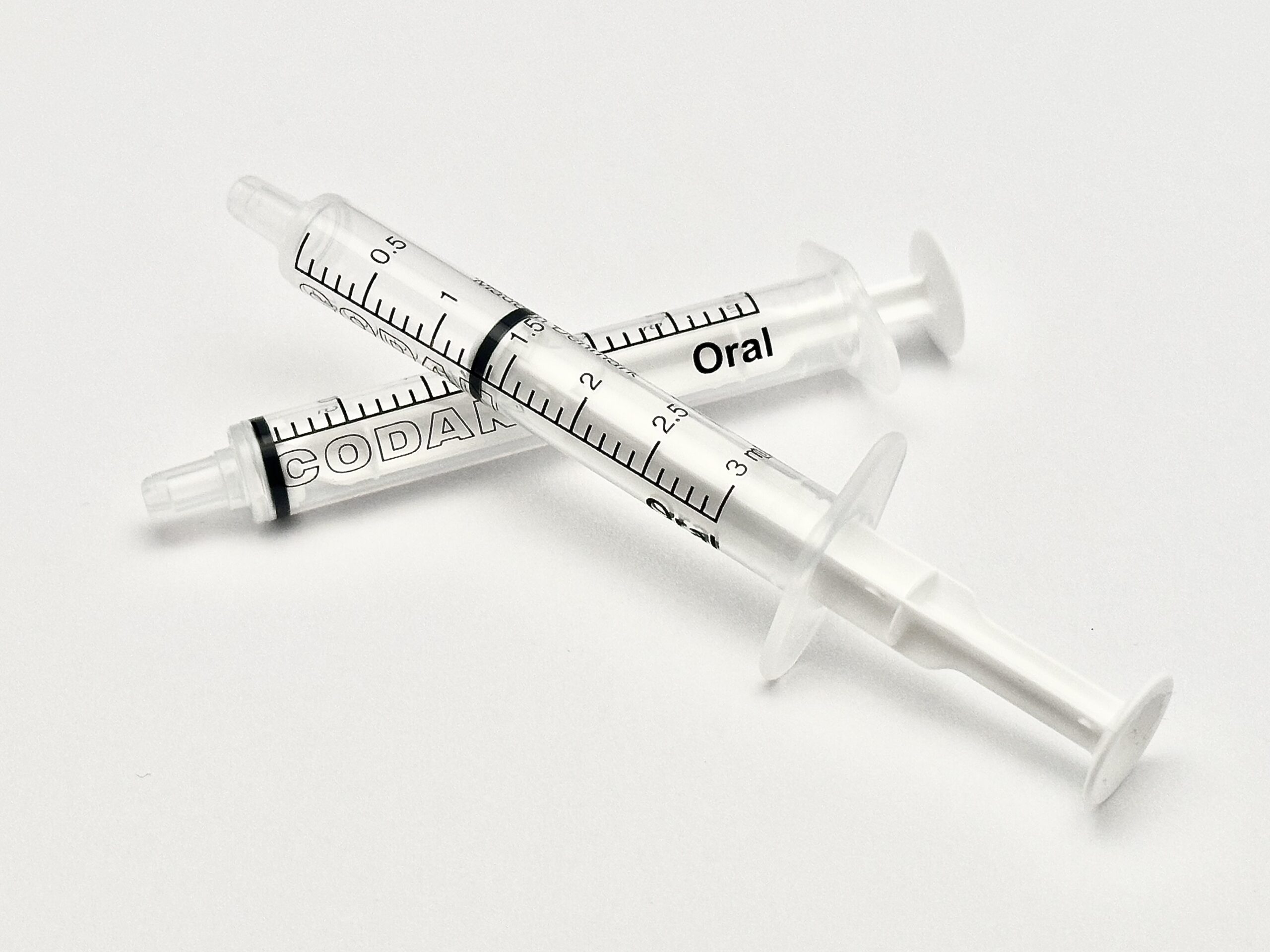 DISPOSABLE ORALE DOSEERSPUIT (NON-LUER) 3 ml CODAN