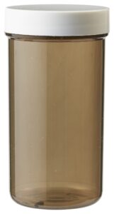 Tabletflacon PLASTOBEL bruin GEDOPT 110ml PS