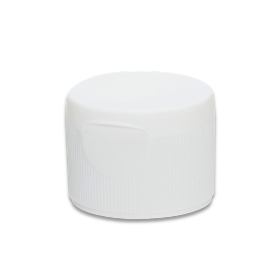 Doseerdop met klepsluiting PP wit 28mm voor orale spuiten