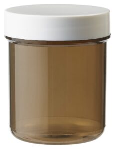 Tabletflacon PLASTOBEL bruin GEDOPT 70ml PS