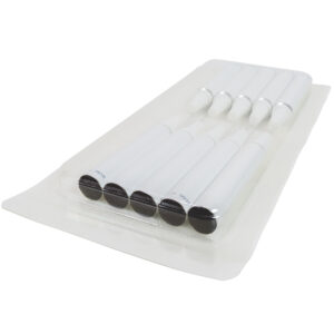 Zalftube aluminium 5g met PE canule en garantiedop, gamma doorstraald, niet na steriliseerbaar.