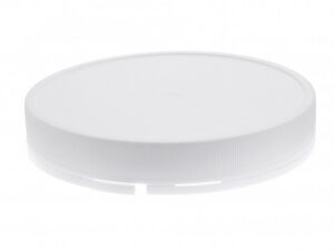 Schroef/garantiedeksel 91x20mm HDPE wit