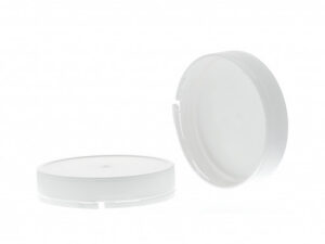 Schroef/garantiedeksel 66x20mm  HDPE wit