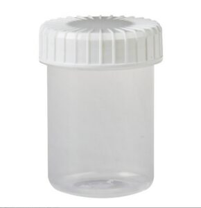 Tabletflacon OPTIPOT transparant GEDOPT 40ml PP